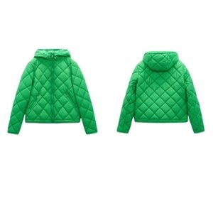 Zara puff jacket size lager